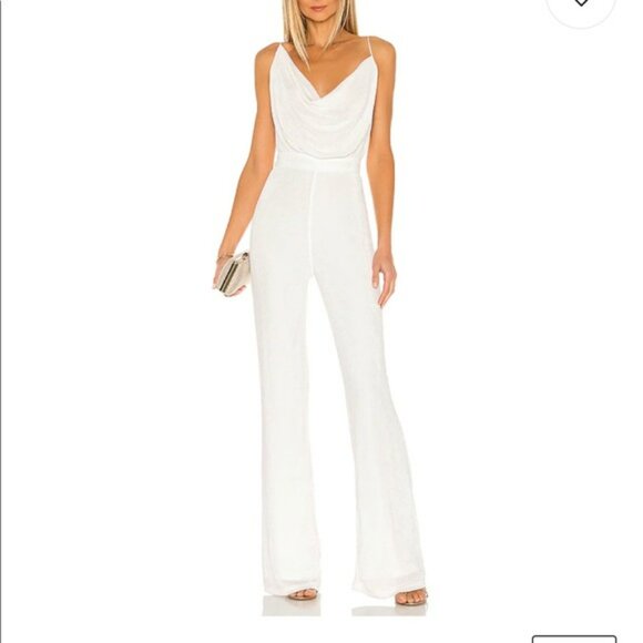 NWT MISHA Revolve Ivory Moira Pantsuit.  SZ 4 - Picture 1 of 4